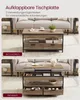 Mesa de centro con tapa elevable, mesa para el salón, Vista previa de la imagen del producto 4