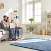 Teppich Wohnzimmer Kurzflor Einfarbig für Schlafzimmer Produktbild-Vorschau 2