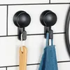 Vilde | Saugnapfhaken Schwarz - 6er-Set - Handtuchhaken Produktbild-Vorschau 2