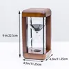Sanduhr, Sanduhr 60 Minuten, Sanduhr aus Nussbaumholz - als Produktbild-Vorschau 6