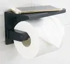 Daalo uchwyt na papier toaletowy z półką czarny Podgląd zdjęcia produktu 7