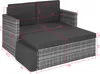 tectake® Rattan Lounge Korfu - UV-beständig, Produktbild-Vorschau 7