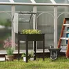 Podwyższona grządka Outsunny z pokrywą, podwyższona grządka Podgląd zdjęcia produktu 2