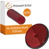 10 x Anhänger Reflektoren, Ø85mm, Rot, Rund, E3, Produktbild-Vorschau 1
