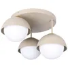 MasterLED Deckenleuchte E27 3-flammig Beige Kaschmir Glas Produktbild-Vorschau 4