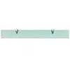 vidaXL Schweberegal Glas 80x10 cm 8 mm Produktbild-Vorschau 3