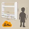 WOLTU Kinder Bücherregal, Wandregal, Kinderregal, Produktbild-Vorschau 3
