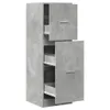 A tall, narrow cabinet with a concrete-like finish and two doors, one slightly open. Produktbild-Vorschau