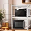 2 Ebenen Mikrowellenregal Einstellbar Küchenregal Produktbild-Vorschau 2