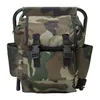 Sitzrucksack Klapp Camping Stuhl Hocker mit Rucksack Produktbild-Vorschau 6