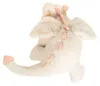 Teddy-Hermann Drache Fluffy weiß-rosa 32 cm Produktbild-Vorschau 2
