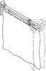 HEWI 801.52.10038 33 Duschspritzschutz Ser 801, Dekor Produktbild-Vorschau 2