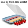 BigDean 4er Set Aufschnittboxen für Kühlschrank stapelbar – Produktbild-Vorschau 6