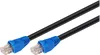 Cavo patch CAT 6 per esterni, U/UTP, nero, conduttore in Anteprima dell’immagine prodotto 1