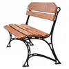 QLS 1 pièce pied de banc fonte noir 74x45 cm avec dossier Voir les images du produit 4