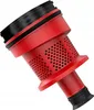 A red and black vacuum cleaner filter part. Produktbild-Vorschau