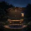 FCH Sonnenschirm 266cm mit Solar-LED-Beleuchtung,9ft Produktbild-Vorschau 9