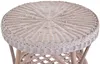 KRINES HOME Stolik rattanowy / stolik boczny okrągły / Podgląd zdjęcia produktu 5