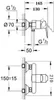 Marwell Badarmatur - Einhand Brausebatterie - chrom Produktbild-Vorschau 4