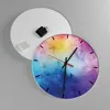 Wanduhr - Rund - Glasuhr - Abstraktion modern - 40x40cm - Produktbild-Vorschau 2