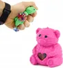 Pelota antiestrés con forma de oso, rellena de bolitas de Vista previa de la imagen del producto 1