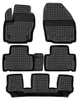 Gummi-Fußmatten Ford Galaxy 2006-2015 (7 Plätze, runde Produktbild-Vorschau 7