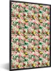 MuchoWow® MuchoWow® Gerahmtes Poster Blumen - Collage - Produktbild-Vorschau 1