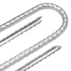 vidaXL Picchetti per tende 6 pz. Forma a U 30 cm Ø7 mm Anteprima dell’immagine prodotto 3