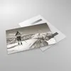 Bilder auf glas - Einteilig - Skifahrer Bayern Sepia - Produktbild-Vorschau 2
