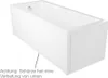 ECOLAM Badewanne Wave 160x80 cm + Schürze | Wanne Produktbild-Vorschau 12