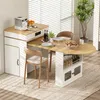 Mesa extensible para comedor con enchufes, iluminación LED, Vista previa de la imagen del producto 5