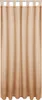 A plain, full-length view of a beige curtain hanging from a rod. Náhled obrázku produktu