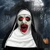 Maska jeptišky na Halloween latexová strašidelná horror Náhled obrázku produktu 7