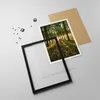 Gerahmtes Poster - Schwarzer Rahmen - Wald grün Produktbild-Vorschau 4