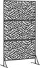 vidaXL Sichtschutz Schwarz 100 x 50 x 180 cm Stahl Produktbild-Vorschau 6