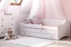 Lettino EMMA con cassetto e spondina 160x80 rosa Anteprima dell’immagine prodotto 1