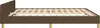 vidaXL Bettgestell ohne Matratze Dunkelbraun 180x200 cm Produktbild-Vorschau 5