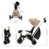 Kinderkraft JAZZ 2 – 6in1 Dreirad ab 9 Monaten, klappbar, Produktbild-Vorschau 4