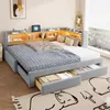 Divano letto trasformabile in letto a giorno Merax, 90x200 Anteprima dell’immagine prodotto 1