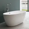 Mai & Mai Freistehende Badewanne Weiß 150x79x56 cm Oval Produktbild-Vorschau 4