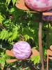 Edelrost Glasblume Ferrum, rosa-lila Kugeln Produktbild-Vorschau 5
