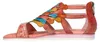 Laura Vita Damen Sandale Hochfront Pfau Cut-Outs Feclicieo Produktbild-Vorschau 2