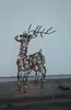 Renna 3D a LED, struttura in filo metallico con aspetto in Anteprima dell’immagine prodotto 3