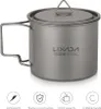 Lixada Titanium Pot Camping Portable Titanium Water Náhľad obrázku produktu 4