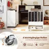 COSTWAY Plattenspieler Tisch, Schallplatten Regal, Produktbild-Vorschau 7