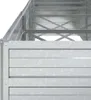 vidaXL Garten-Hochbeet 400x80x77 cm Verzinkter Stahl Silber Produktbild-Vorschau 8