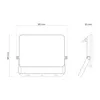 ZORAN Proiettore LED senza cornice, 30W, 4000K neutro, Anteprima dell’immagine prodotto 10