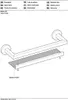 KEUCO EDITION 90 Duschablage 400 mm verchromt/Aluminium Produktbild-Vorschau 5