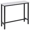 HOMCOM Bartisch Stehtisch mit Marmoroptik 120 x 40 x 100 cm Produktbild-Vorschau 1