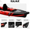SKINHAWK Prestige Kajak 400 – Zweier Kajak in Rot – Set mit Produktbild-Vorschau 2
